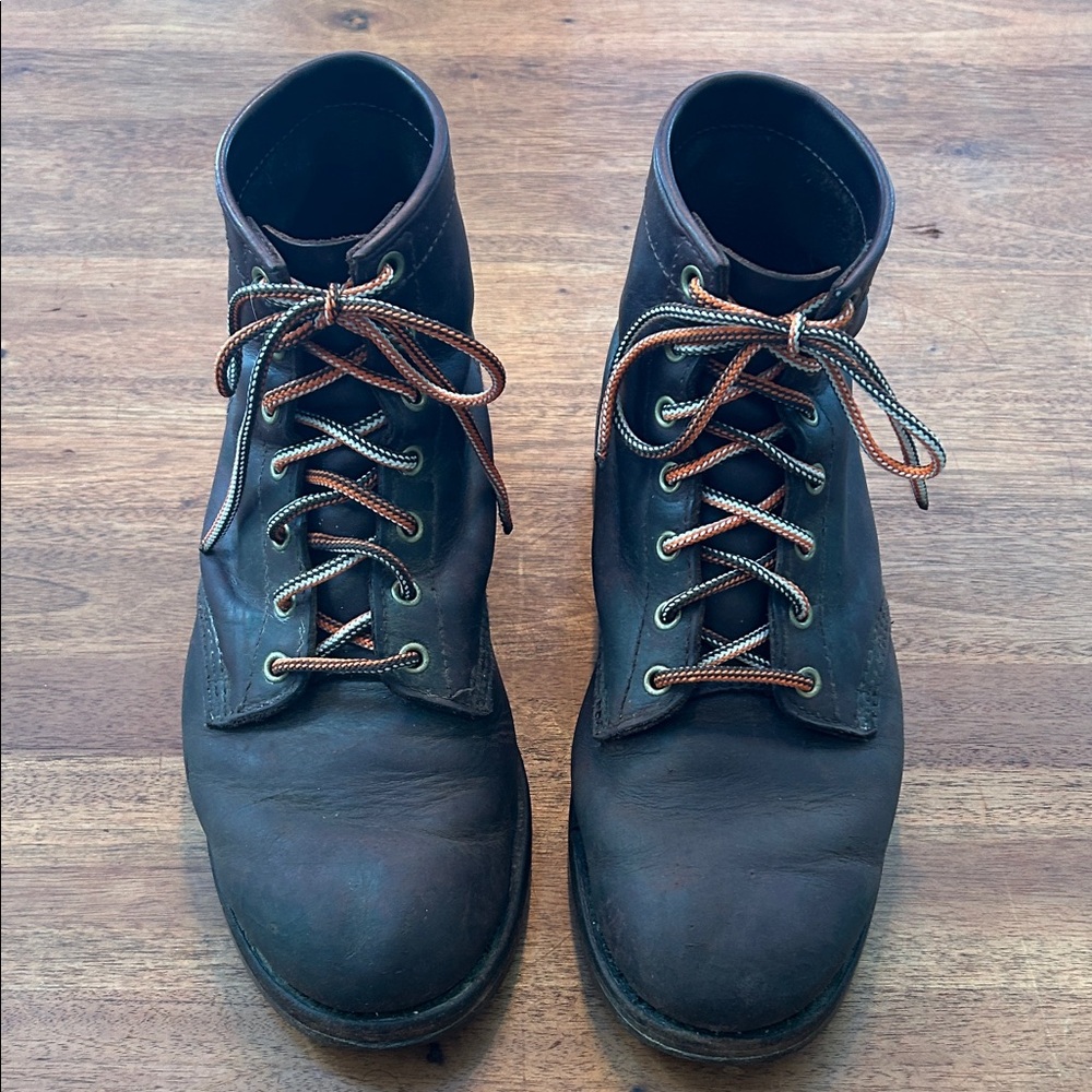 Chippewa Dark Brown Leather Men's Boots